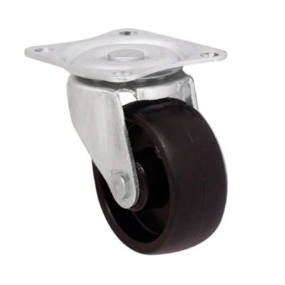 Roulette pivotante noire ø4.1 cm, charge max 20 kg