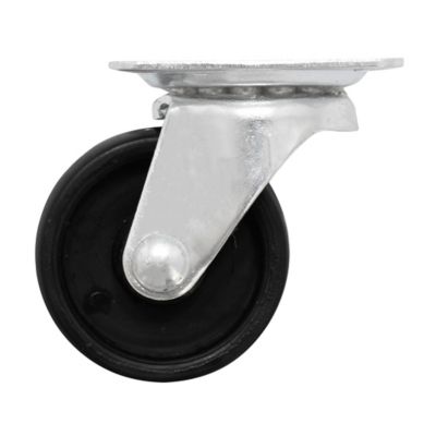 Roulette pivotante noire ø4.1 cm, charge max 20 kg