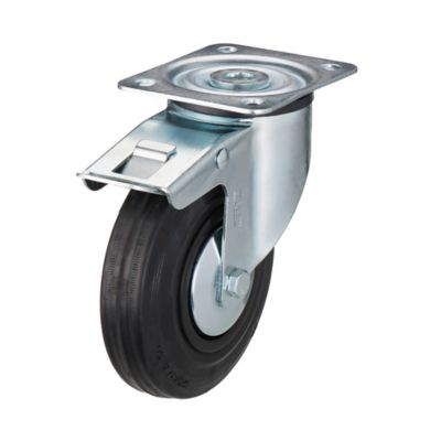 Roulette Pivotante A Platine Pivotante O125 Mm Charge Max 100 Kg Castorama