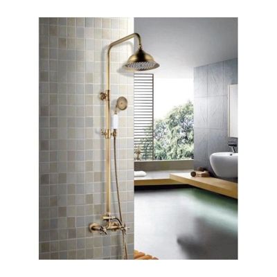 Colonne De Douche Rétro Bronze TRIZERATOP - Panneaux De Douche Avec Taille-haie ?!