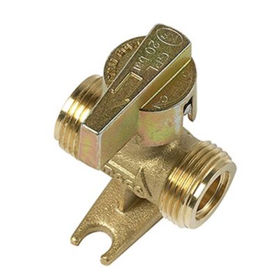 ROUSSEAU - Vanne d'arrêt 1/4 de tour gaz butane propane - Mâle M20x150 ...