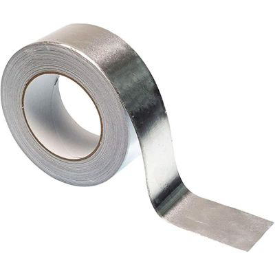 Ruban adhésif aluminium longueur 50 mètres assemblage étanchéité des conduits VMC - Largeur (mm) 50