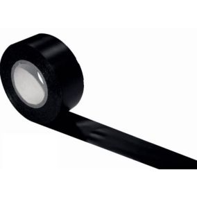 Ruban adhésif PVC souple noir 50X25X0,13mm - RUBAFLEX - ARP2550