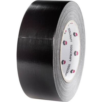 Ruban adhésif tissé Gaffer TOOLCRAFT 54B48L20SC noir 20 m x 48 mm