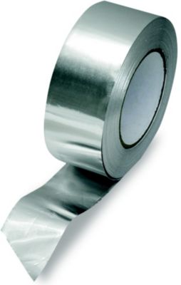 Ruban adhésif aluminium Diall argent 45m x 75mm, Ruban adhésif