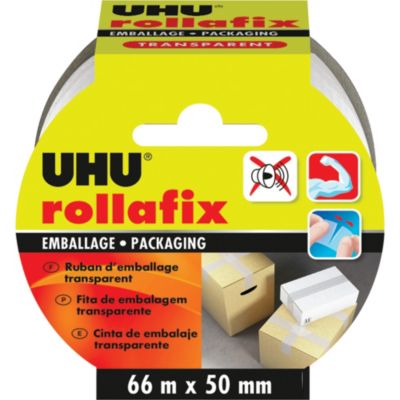 Ruban Adhésif D'emballage Transparent FIXMAN 48mm X 66m - Haute Qualité Pour Scellage Cartons Et Emballage Général