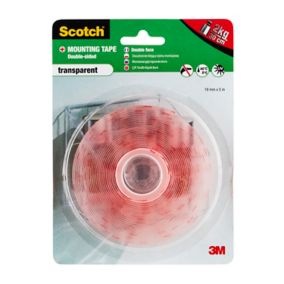 Ruban adhésif de montage Scotch Transparent, 19 mm x 5 m