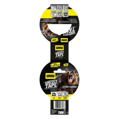 Bison - Grizzly Duct Tape - Super Sterk - Matériau renforcé - Grijs