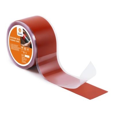 Ruban d etancheite auto-adhesif 25 mm QUEST, Ruban isolant auto-amalgamant - 3 m, rouge