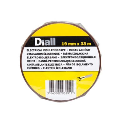 Ruban Isolant PVC Marron 19 Mm X 8 M – PRO POWER SH5005BRN, Qualité Pro