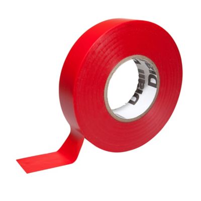 Ruban d'isolation électrique 19 mm x 33 m rouge