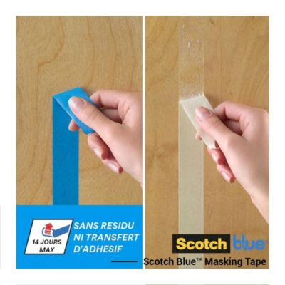 Ruban de masquage bleu Multi-Surfaces Scotch blue 3M, 36 mm x 41 m