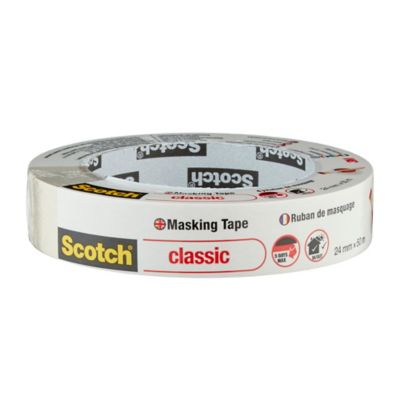 Ruban de masquage classique Scotch 50 m x 24 mm - 1 rouleau