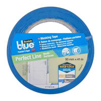 Precision Defined - Precision Defined Scotch Peinture Bleu Polyvalent -  Qualité Professionnelle - Ruban Adhésif de Masquage - Résistant et Facile à  Utiliser - 25,4 mm x 54 mètres - Colle & adhésif - Rue du Commerce