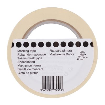Ruban de masquage lignes droites 50 m x 48 mm - 1 rouleau
