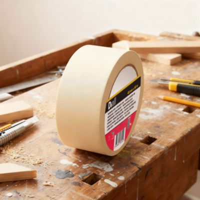 Ruban de masquage lignes droites Diall 50 m x 48 mm - 1 rouleau