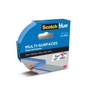 Ruban de Masquage premium Multi-Surfaces ScotchBlue™ 2090 Bleu 24 mm x 41 m