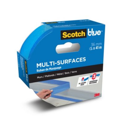 Ruban-cache de peintre ScotchBlue(MC) original pour surfaces multiples