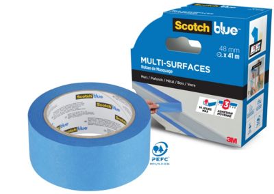 Ruban de Masquage premium Multi-Surfaces ScotchBlue™ 2090 Bleu 48 mm x 41 m