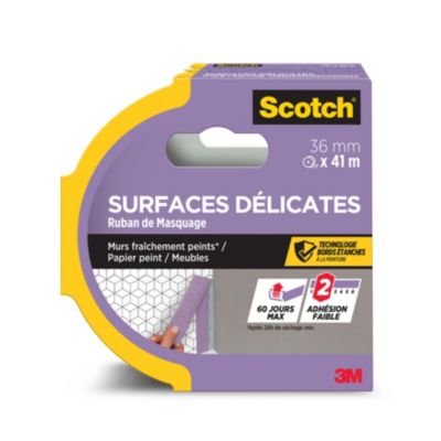 Ruban de Masquage premium pour Surfaces Délicates Scotch® 2080 Violet 36 mm x 41 m