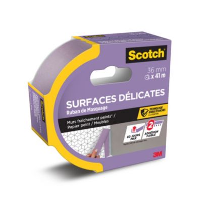 Ruban de Masquage premium pour Surfaces Délicates Scotch® 2080 Violet ...