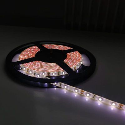 éclairage Miroir Salle De Bain Ruban LED Hondony 5m Dimmable - 6000K Blanc Jour 1200lm LED Flexible 12V