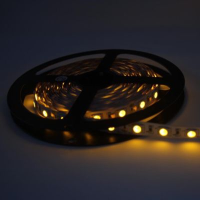 Ruban LED 12V 5M JAUNE 5050 IP20 60LED/m - SILAMP