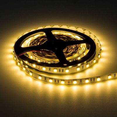 Ruban LED 14,4W/m 24V 60LED/m longueur 5m - Blanc Chaud 2800K