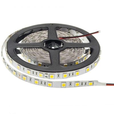 Ruban LED 14,4W/m 24V 60LED/m longueur 5m - Blanc Chaud 2800K