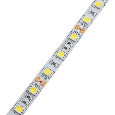 Ruban LED 14,4W/m DC12V 60LED/m longueur 5m - Blanc Naturel 4500K