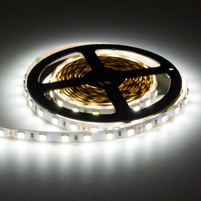 Ruban LED 16W/m 24V 60LED/m longueur 5m - Blanc du Jour 6000K