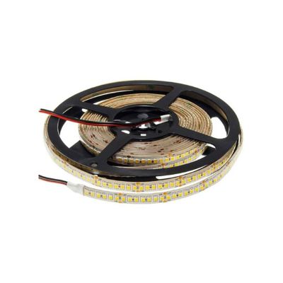 Ruban LED 20W/m 24V 196LED/m longueur 5m - Blanc Chaud 2800K