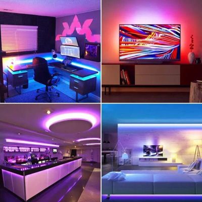 Ruban LED 36W DC12V 60 LED/m 5m RGB + Adaptateur Secteur et Contrôleur - SILAMP
