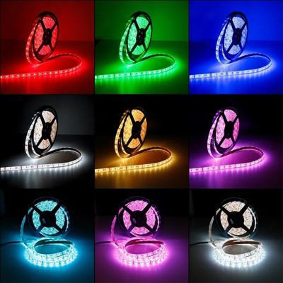 Ruban LED 36W DC12V 60 LED/m 5m RGB + Adaptateur Secteur et Contrôleur - SILAMP