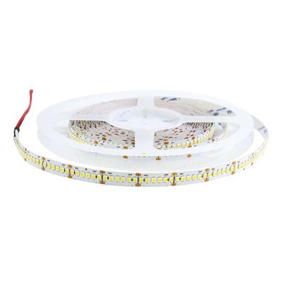 Ruban LED Blanc 24V haute luminosité 120 LED/m étanche 19W/m 5m - Blanc du Jour 5500K