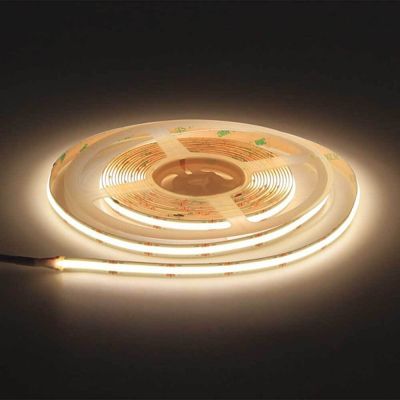Ruban LED COB DC24V 12W/m 512LED/m IRC90 longueur 5m - Blanc Naturel 4000K