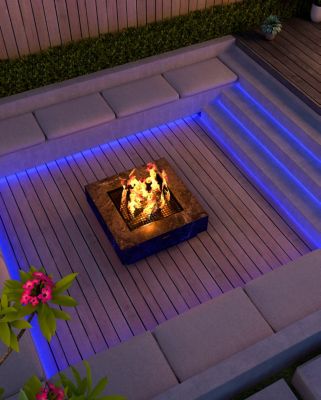 Ruban LED extérieur Calex blanc chaud et multicolore 5m