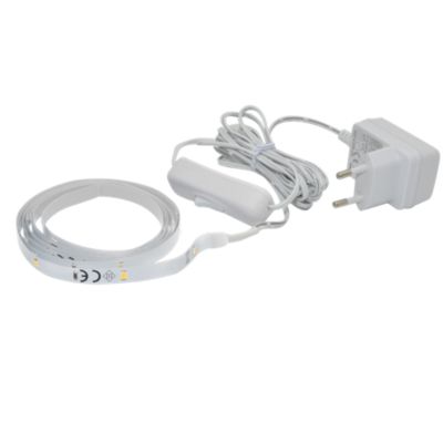 Ruban LED intégrée blanc neutre IP20 285lm 3.8W L.150xl.0,8xH.0,1cm blanc