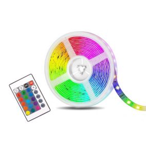 Ruban LED multicolore 5 mètres 220V IP65