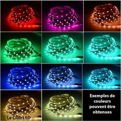 Ruban LED RGB 24V 60LED/m 14,4W/m 5m