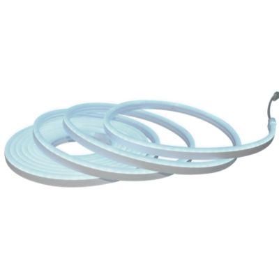 Ruban lumineux néon Almeida LED intégrée variation de couleurs IP20 dimmable 22W L.500cm blanc Goodhome
