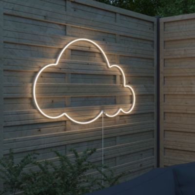 Ruban lumineux néon Almeida LED intégrée variation de couleurs IP65 dimmable 22W L.500cm blanc Goodhome