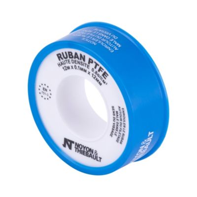 Ruban PTFE Noyon et Thiebault haute densité 12mmx 0,1 mm x 12 M