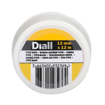 Ruban PTFE régulier 12 mm x 12 m x 0,08 mm