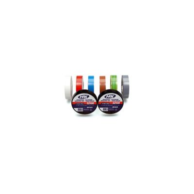 Ruban PVC isolant rouge 19 mm x 20 m HPX, adhésif permanent | Castorama