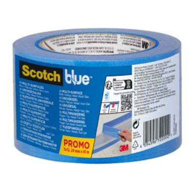 Rubans de Masquage premium Multi-Surfaces ScotchBlue™ Bleu 24 mm x 41 m