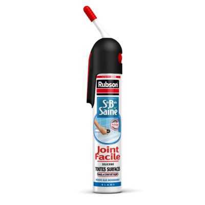 rubson Silicone RUBSON, blanc, 200 ml Mastic sans pistolet Cuisine & salle  de bain pas cher 