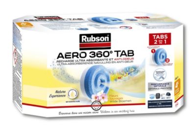 Rubson - Recharge Aero 360 Nature Experience Fleurs Sauvages Lot De 4 Recharges