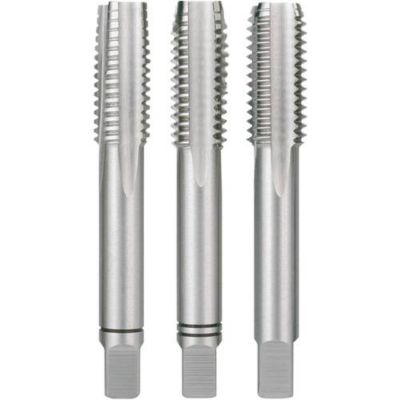 RUKO 230040 Set de 3 tarauds manuels métriques M4 x 0,70 DIN 352 H HSS rectifiés - 45 mm