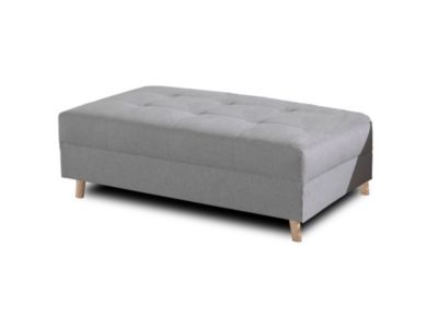Rune - canapé d'angle - avec pouf d'appoint - 4 places - style scandinave - gauche - Lisa Design